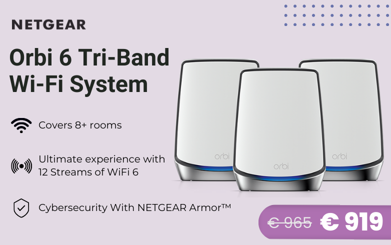 Orbi 850 Series Tri-band WiFi 6 Mesh System