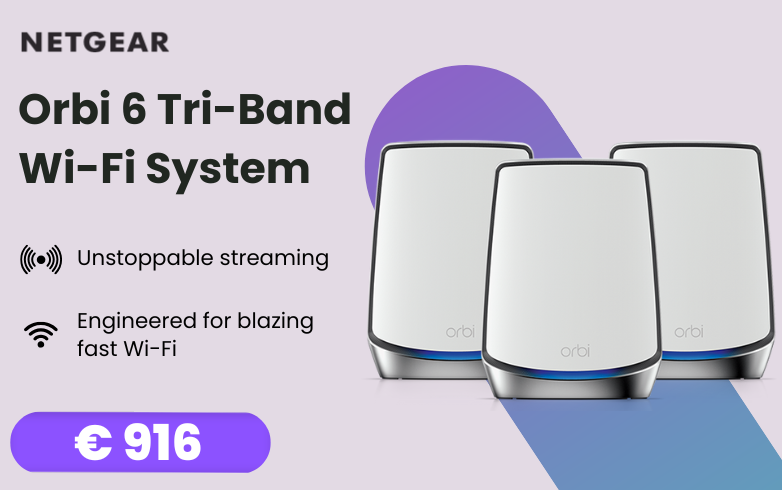 NETGEAR - Orbi 6 Tri-Band Wi-Fi System