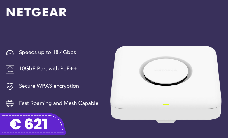 Tri-Band PoE 10G Insight Manageable WiFi 7 Access Point