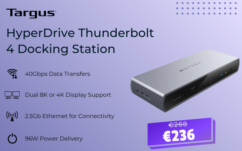 Hyperdrive Thunderbolt 4 Docking Station