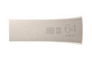 Bar Plus - Flash Drive - 64GB - USB Stick - USB 3.1 Silver
