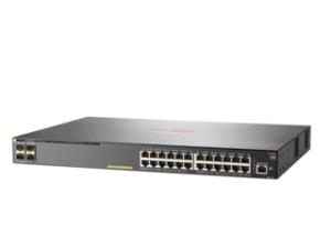 Aruba 2930F 24G PoE+ 4SFP+ Switch, (24) RJ-45 autosensing 10/100/1000 PoE+ ports