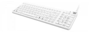 Reallycool Low Profile Rclpmagbklw5 Magfix/backlight Keyboard-white
