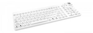Reallycool Low Profile Rclpmagbklw5 Magfix/backlight Keyboard-white