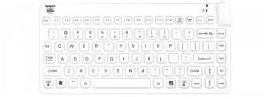 Slimcool Low Profile Sclpbklw5 Backlight Keyboard-white Qwerty-us