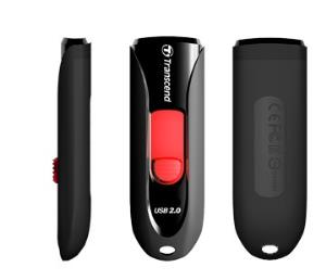 Jetflash 590k - 32GB USB Stick - USB 2.0 - Black