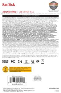 SanDisk Ultra - 32GB USB Stick - USB 3.0 - Black