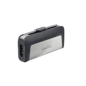 SanDisk ULTRA DUAL DRIVE - 256GB USB Stick - USB TYPE-C / USB 3.1 - Black / Silver