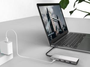 Hub - Hubbies16g 4-port USB 3.2 Gen 2 Hub 10gbps USB-c X 3 USB-c With 100w