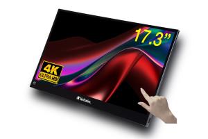Portable Touchscreen Monitor 17.3in Ultra Hd 4k