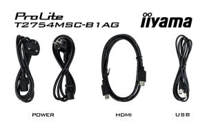 Touch Monitor - ProLite T2754MSC-B1AG - 27in - 1920x1080 (FHD) - Black