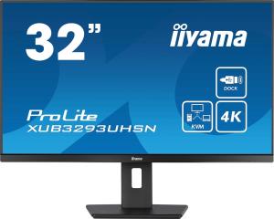Desktop USB-C Monitor - ProLite XUB3293UHSN-B5 - 32in - 3840x2160 (UHD) - Black