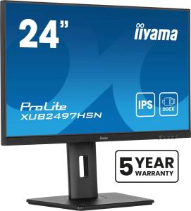 Desktop USB-C Monitor - ProLite XUB2497HSN-B2 - 24in - 1920x1080 (FHD) - Black