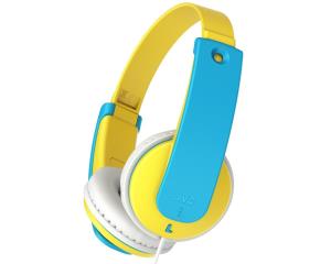 Kids Headphone Ha-kd7-yne - 3.5mm Minijack - Yellow/ Blue