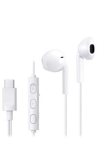 Headset Ha-fr17uc - Stereo - USB-c - White + Remote