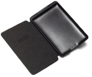 Kindle Touch Lighted Leather Cover Black