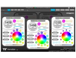 Riing Plus 14 LED RGB Radiator Fan TT Premium Edition (3 Fan Pack)