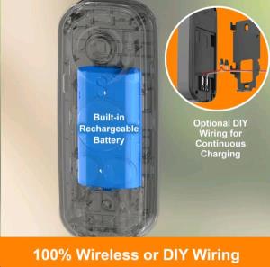 Wireless Video Doorbell Pro Includes Wireless Doorbell Chime