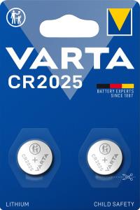 Battery Lithium Button Cell Cr2025 3v 1x2