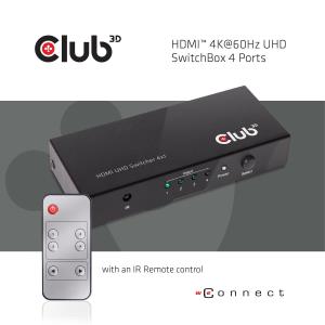 Hdmi 2.0 Uhd Switchbox 4 Ports