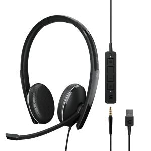 Headset ADAPT 165T USB II - Stereo - 3.5mm/USB - Black