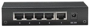Switch Desktop 5 Port 10/100mbps Metal