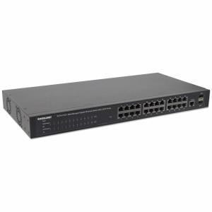Gigabit Ethernet PoE+ Web-Managed Switch 24-Port with 2 SFP Ports