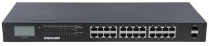 Gigabit Ethernet Poe+ Switch 24 Port With 2 Sfp Ports And LCD Screen
