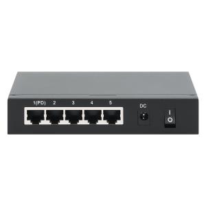 Gigabit Switch PoE-powered 5 Port  With PoE Passthrough