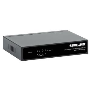 Gigabit Switch PoE-powered 5 Port  With PoE Passthrough