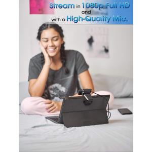 Webcam USB-A 2mpix 1080P FHD Microphone 30/FPS Black