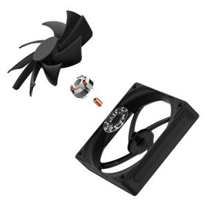 Cooling Fan F120q 120mm Black Quiet Airflow