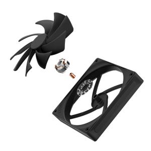 Cooling Fan F140q 140mm Black Quiet Airflow
