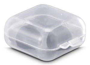 Earplugs, Noise Reducing, Reusable, 2 Sizes, Silicone - Black