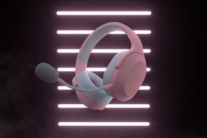 Headset Barracuda X - Stereo - Wired & Wireless - USB-c - Quartz Pink