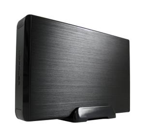 Externl 3.5 St Hrd Drive Enclosure USB 3.0, Luminium, Blck Lc-35u3-hydr