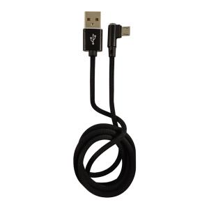 USB  To Micro USB Cble, Blck, Ngled, 1m -  Lc-c-USB-micro-1m-2