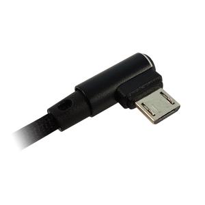 USB  To Micro USB Cble, Blck, Ngled, 1m -  Lc-c-USB-micro-1m-2