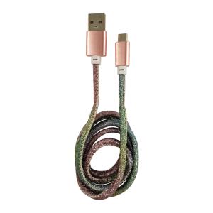 USB  To Micro USB Cble, Disco Glitter, 1m - Lc-c-USB-micro-1m-4