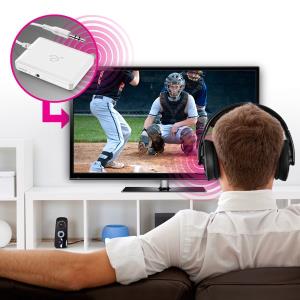 Wireless Audio Transmitter 3.5 Mm White (ABT01F)