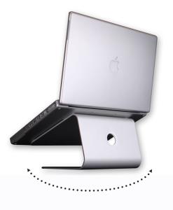 Mstand 360 With Swivel Base For MacBook & All Pc Laptop