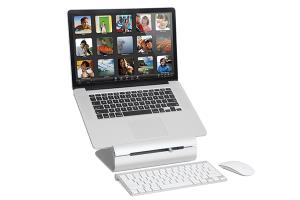 iLevel2 Adjustable Laptop Stand Silver