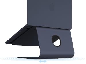 mStand 360 Laptop Stand + Swivel Base Midnight