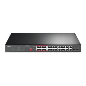 Switch Tl-sl1226p 24-port 10/100mbps + 2-port Gigabit Unmanaged Poe+