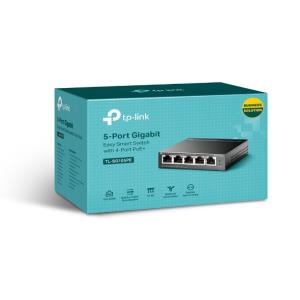Smart Switch Tl-sg105pe 5-port Gigabit 10/100/1000mbps With 4-port Poe+