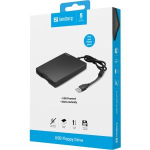 USB-A External Floppy Disk Reader - 3.5in - 1.44Mb/720Kb