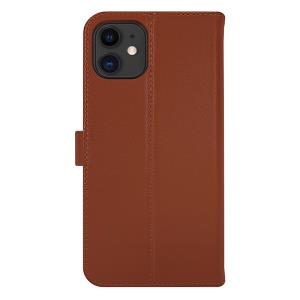  Valenta Book Case Gel Skin Apple iPhone 12 Mini Brown