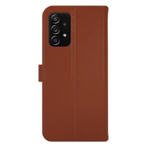  Valenta Book Case Gel Skin Samsung Galaxy A72 4G Brown