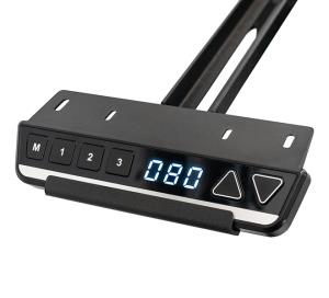 Motorised Height Adjustable Flat Screen Trolley - For Screens Up To 86in