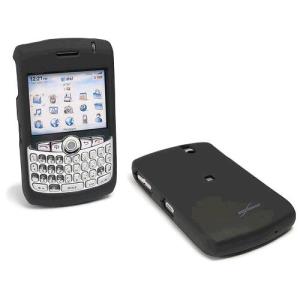 Slim Rubberized Shell Case For Blackberry 8320